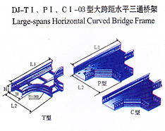 dj-tI、pI、cI-03型大跨距水平三通橋架